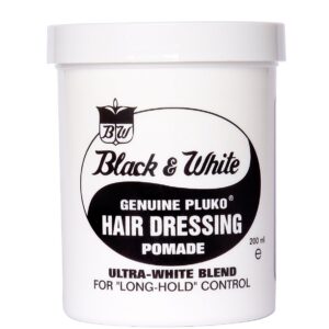 Asiatische Lebensmittel Online-Shop, Black & White Haarpomade 200ml für langanhaltenden Halt.