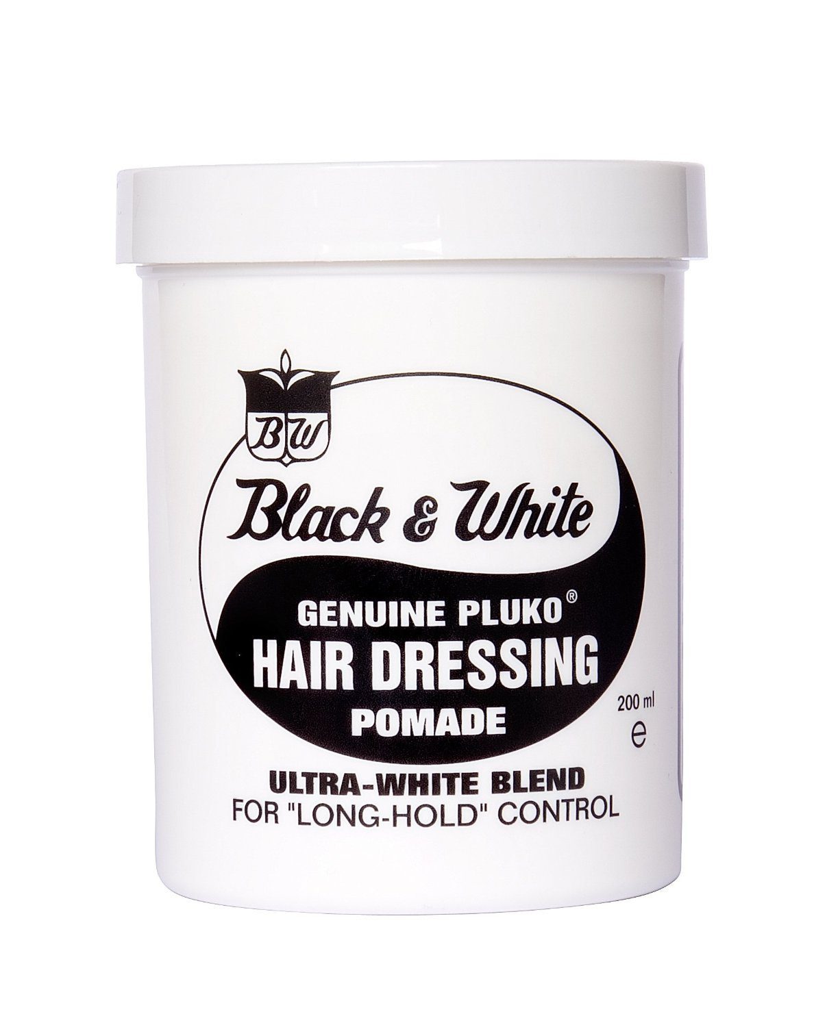 Asiatische Lebensmittel Online-Shop, Black & White Haarpomade 200ml für langanhaltenden Halt.