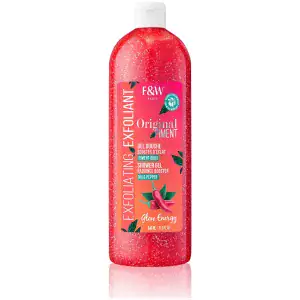 Asiatischer Lebensmittelladen - Shower Gel mit rotem Pepern-Design.