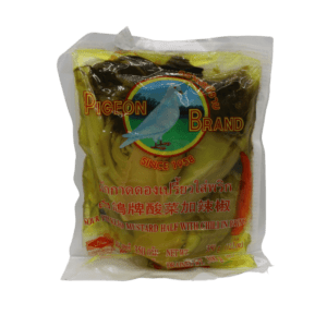 Asiatischer Senf Pigeon Brand 350g, scharf, in Verpackung, asiatische Lebensmittel.
