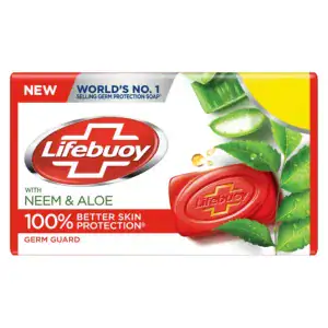 Asiatischer Lebensmittelladen - Lifebuoy Seife mit Neem & Aloe.