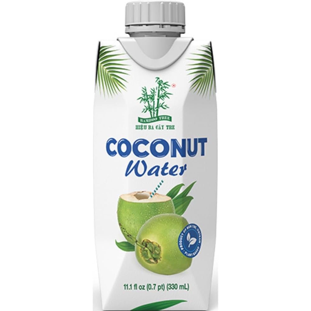 Asiatischer Kokoswasser in Tetra Pak, frisch und natürlich, 330ml.