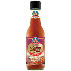Asiatische Sukiyaki Sauce für authentischen Geschmack, 250ml Flasche.