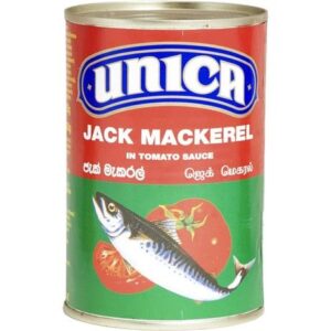 Asiatische Lebensmittel Online-Shop, Jack Mackerel in Tomatensauce, 425g Dose.