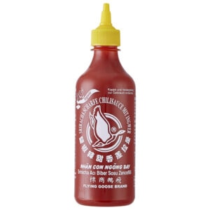 Sriracha Ingwer Chili Sauce Flasche, asiatischer Lebensmittel Online-Shop.