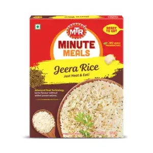 Asiatische Lebensmittel Online-Shop, Jeera Reis Packung, 250g, fertig zubereitet.