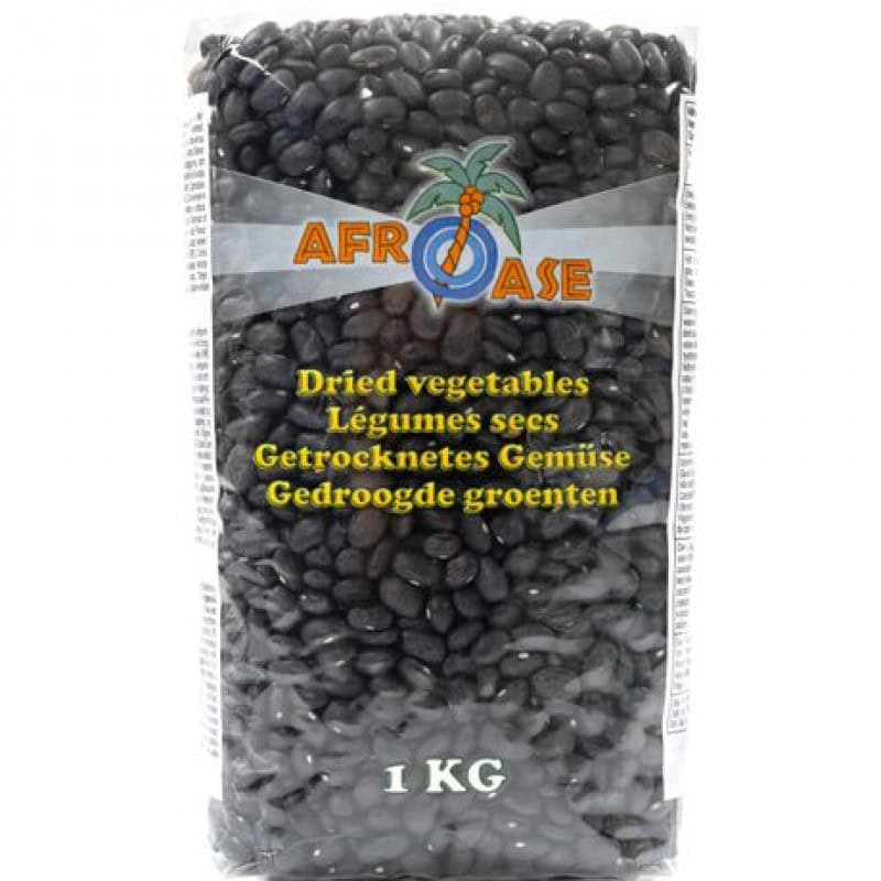 Asiatischer Lebensmittelladen - Schwarze Bohnen, 1kg, getrocknet.