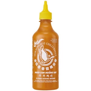 Sriracha Chilli Sauce Flasche, asiatische Lebensmittel Online-Shop.
