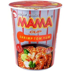 Asiatischer Lebensmittelladen, MAMA Shrimp Tom Yum Cup Noodles 70g.
