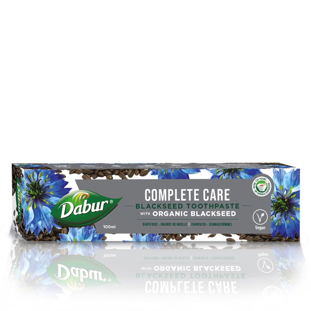 Asiatischer Lebensmittelladen, DABUR Blackseed Zahnpasta 100ml, organisch, vegan.