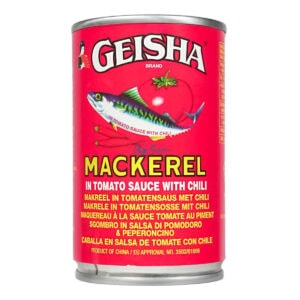 GEISHA Makrele in Chillitomatensauce, asiatischer Lebensmittel Online-Shop.