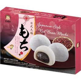 Asiatische Lebensmittel Online-Shop, Rote Bohnen Mochi, japanischer Snack, 210g.