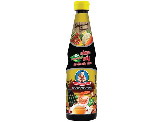 Asiatische Lebensmittel Online-Shop, Würzsoße in Flasche.
