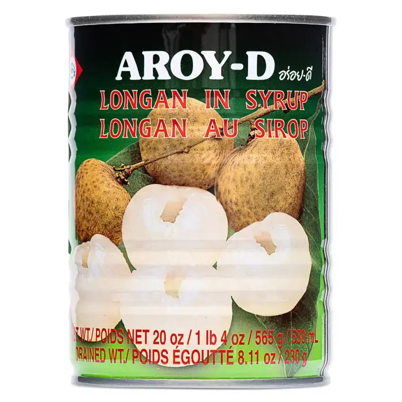 Aroy-D Longan in Sirup, asiatische Lebensmittel, exotische Früchte, Online-Shop.