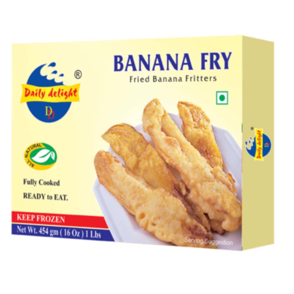 Frittierte Bananen im asiatischen Lebensmittel Online-Shop.