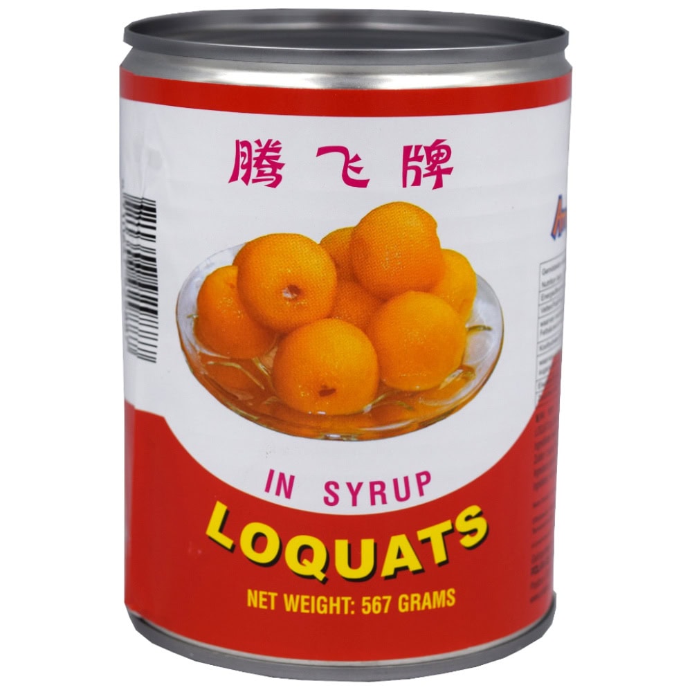 Asiatischer Lebensmittelladen - Loquats in Sirup, 567g Dose.