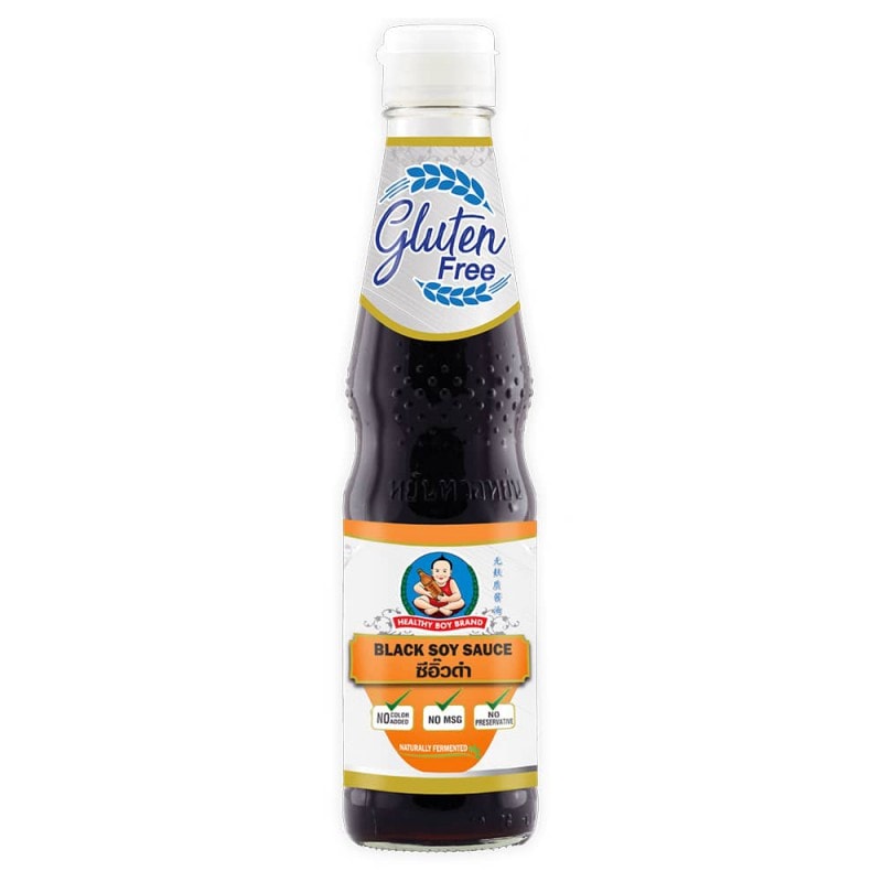 Asiatische Lebensmittel Online-Shop, glutenfreie schwarze Sojasauce.