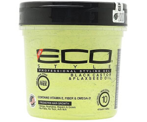 Eco Gel Black Castor Oil, asiatischer Lebensmittelladen, Haarpflege, Naturprodukt.