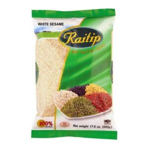 Asiatischer Sesam in Verpackung, asiatischer Lebensmittel Online-Shop.