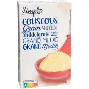 Asiatischer Lebensmittel Online-Shop mit Couscous 1kg Packung.