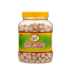 Asiatischer Lebensmittelladen - Gur Revry 350g, asiatisches Lebensmittel in Glasbehälter.