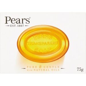 Transparante Seife Pears Oil-Clear Glow 75g, asiatischer Lebensmittelladen.
