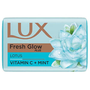 Lux Vitamin C + Mint Seife für frischen Duft, asiatischer Lebensmittelladen.