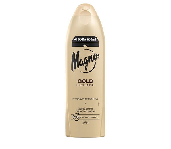 Asiatischer Duschgel MAGNO Gold 600ml, luxuriöses Shower Gel für Hautpflege.