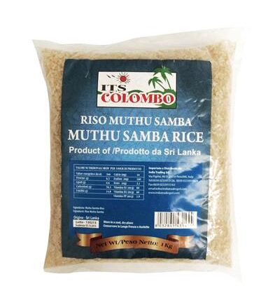 Asiatischer Lebensmittelladen - Muthu Samba Reis, 5kg Packung, Sri Lanka.