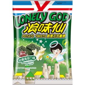 Asiatische Lebensmittel Online-Shop, Potato Twists mit Seetang-Geschmack, 42g.