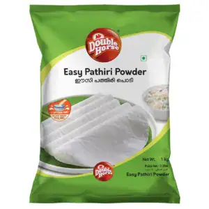 Asiatischer Lebensmittelladen - Double Horse Pathiri Podi 1Kg, indisches Mehl für Fladen.