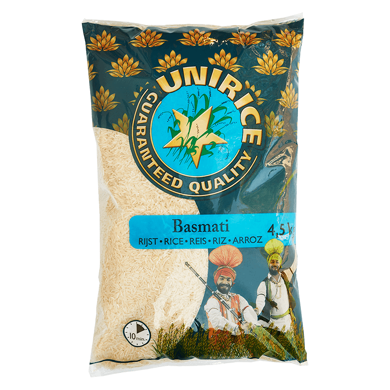 Asiatischer Basmati-Reis im 4,5kg Beutel, asiatischer Lebensmittel Online-Shop.