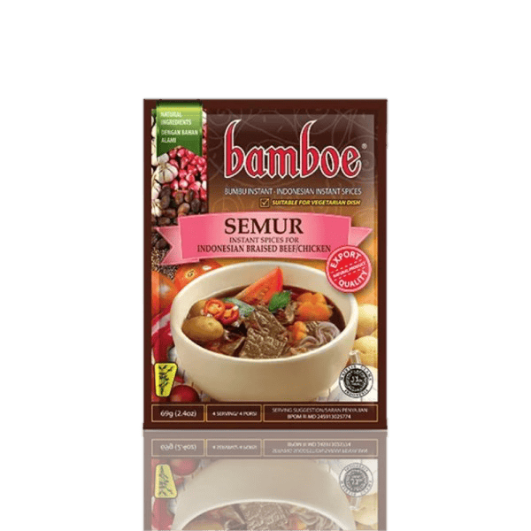 BAMBOE Semur Gewürzmischung, asiatische Lebensmittel, indonesische Gewürze, 69g.