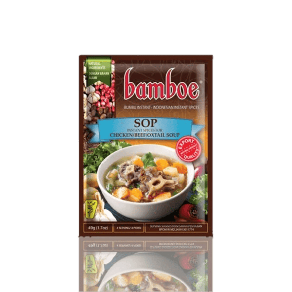Asiatische Lebensmittel Online-Shop, BAMBOE Suppe Gewürzmischung für Huhn, Rind, Ochsenschwanz.