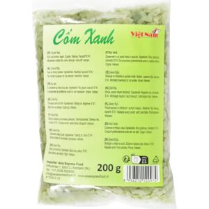 Asiatische Lebensmittel Online-Shop, grüner Reisflocken, 200g.
