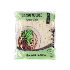 Asiatische Lebensmittel Online-Shop, Udon Nudeln in Verpackung, Korean Style.