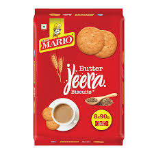 MARIO Jeera Biscuits, asiatische Kekse, 8x90g, online kaufen.