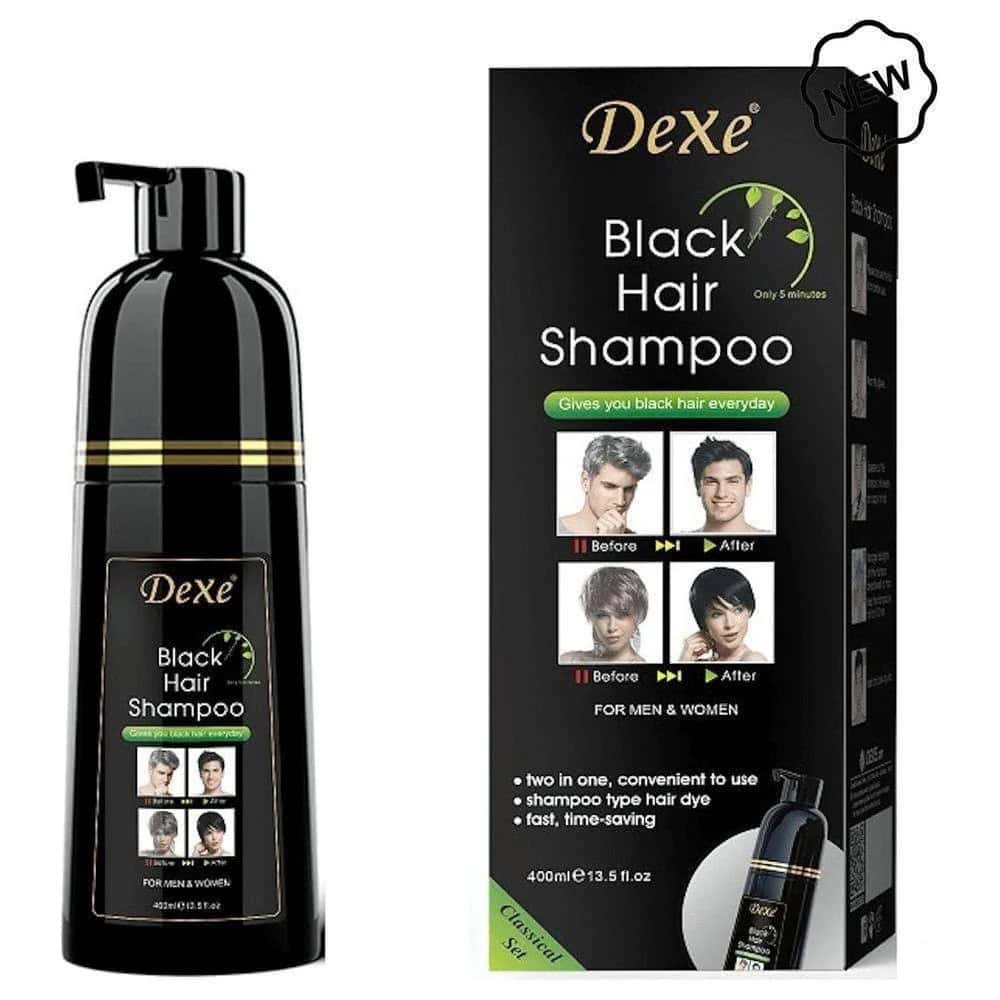 Asiatischer Lebensmittelladen - Dexe Black Hair Shampoo für schwarzes Haar.