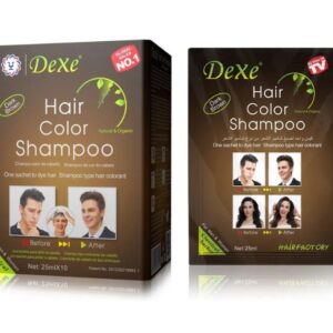 Asiatischer Lebensmittelladen, Shampoo für Haarfärbung, Braun 10x25ml.