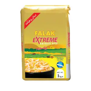 Asiatische Lebensmittel Online-Shop, Falak Extreme Basmati Reis 1kg, hochwertiger Reis.