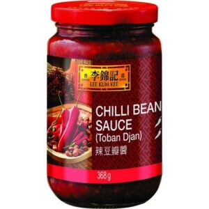 Chilli Bean Sauce im Glas, asiatische Lebensmittel Online-Shop.
