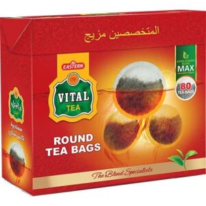 Asiatischer Lebensmittelladen - Vital Tee, 80 Teebeutel, runde Teebeutel, asiatischer Tee.