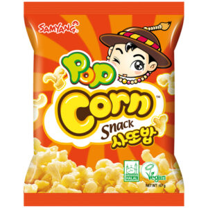 Asiatischer Popcorn Snack im Online-Shop, vegan, halal, 67g.