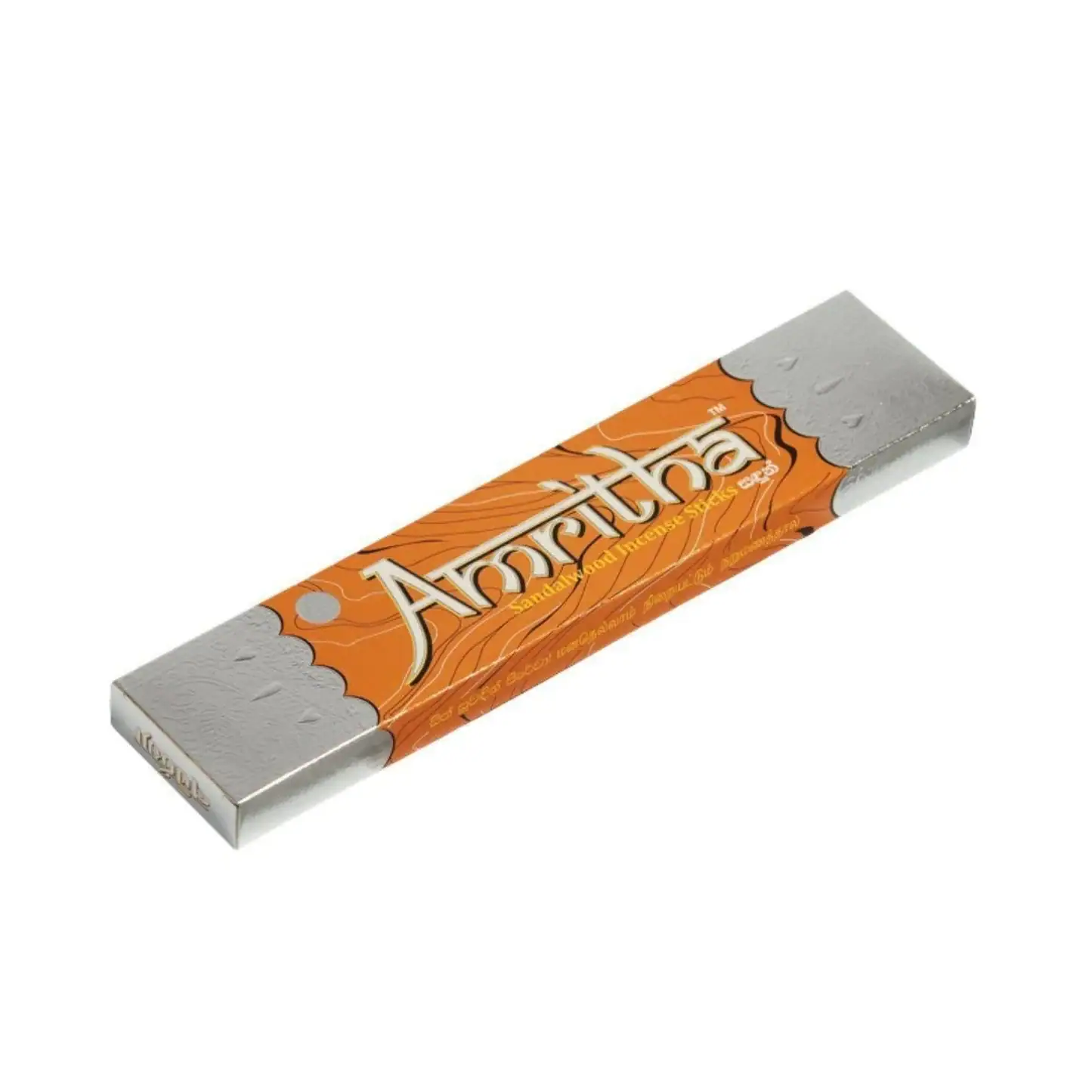 Asiatische Lebensmittel Online-Shop, Sandal-Räucherstäbchen in Verpackung.