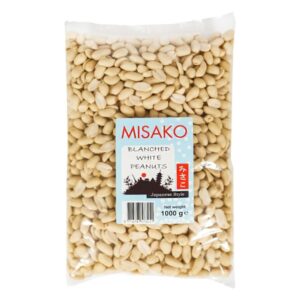 Asiatische weiße Erdnüsse im 1000g Beutel, japanischer Stil, asiatischer Lebensmittel Online-Shop.