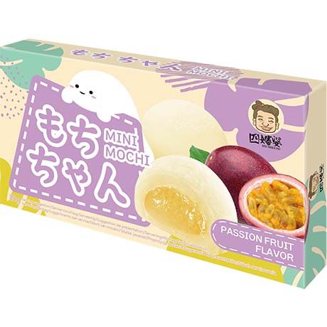 Mini Mochi mit Passionsfruchtgeschmack, asiatische Lebensmittel Online-Shop.