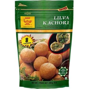 Asiatische Lebensmittel Online-Shop, Lilva Kachori, vegetarisch, indisch, Snack, 8 Stück.