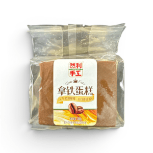Asiatischer Lebensmittelladen - Sponge Cake mit Kaffee-Geschmack, asiatisches Backprodukt.