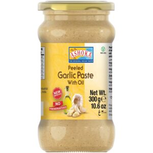 Asiatische Lebensmittel Online-Shop, Knoblauchpaste in Glas.