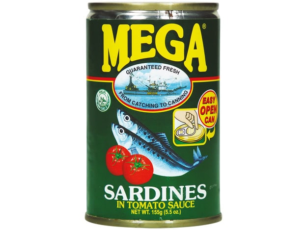 Sardinen in Tomatensauce, asiatischer Lebensmittel-Online-Shop.